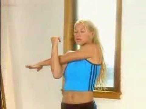 Anna Kournikova Workout
