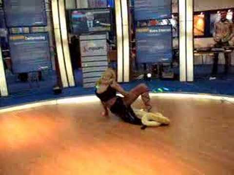 Awesome Dance with White Python