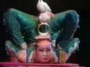 Mongolian Contortionist in Green